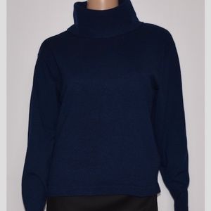 Pendleton Woolen Mills Blue Virgin Wool Turtleneck Sweater Size XL